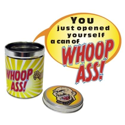 Can of Whoop Ass, Cubicle Accessories for Going Postal.